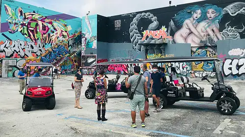 Wynwood Street Art Golf Cart Guided Tour in Miami