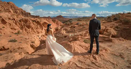 Valley of Fire State Park Private Wedding Package from Las Vegas